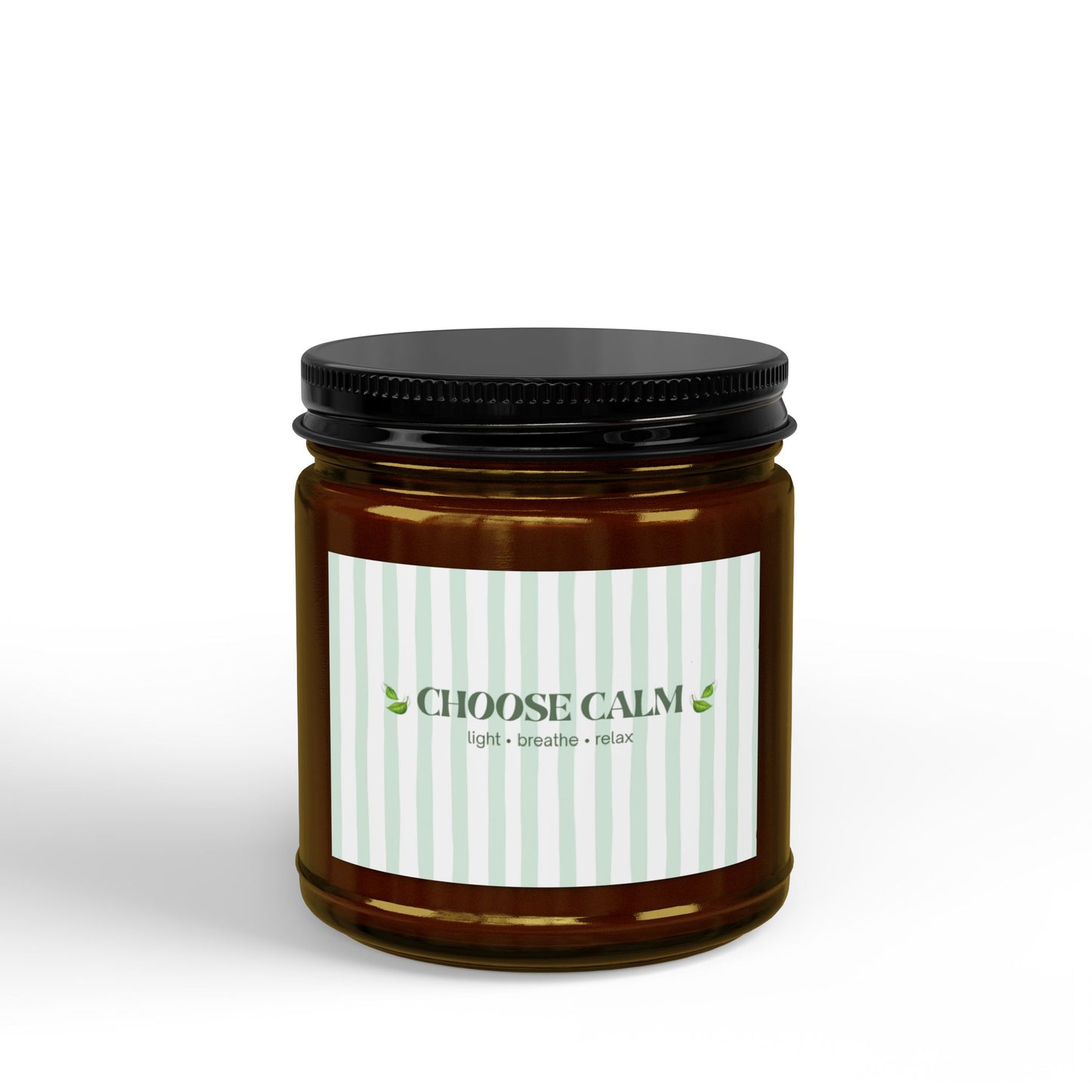 Choose Calm Motivational Scented Soy Candle | Wellness Gift