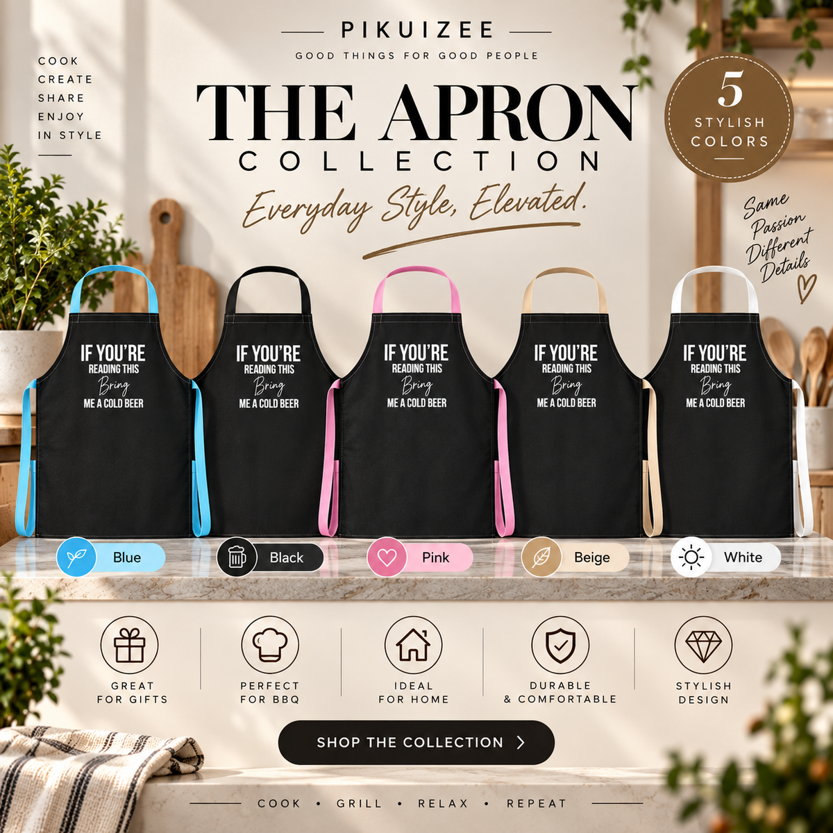 Bring Me a Cold Beer Apron