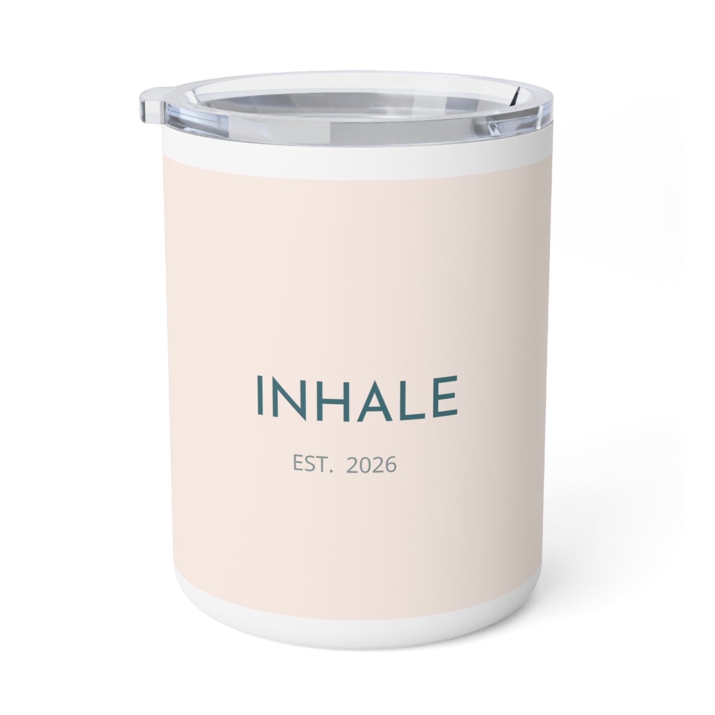 Inhale Est 2026 Minimalist Insulated Mug | Modern Wellness Gift