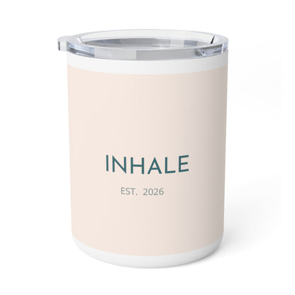 Inhale Est 2026 Minimalist Insulated Mug | Modern Wellness Gift