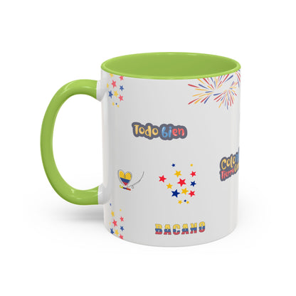 Colombia Patriotic Coffee Mug | Spanish Culture Gift