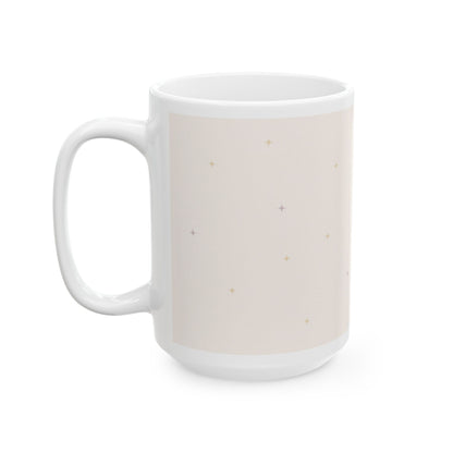 Halloween Animal Crew Ceramic Mug (11oz, 15oz) — Cute Spooky Pumpkin & Lion Design