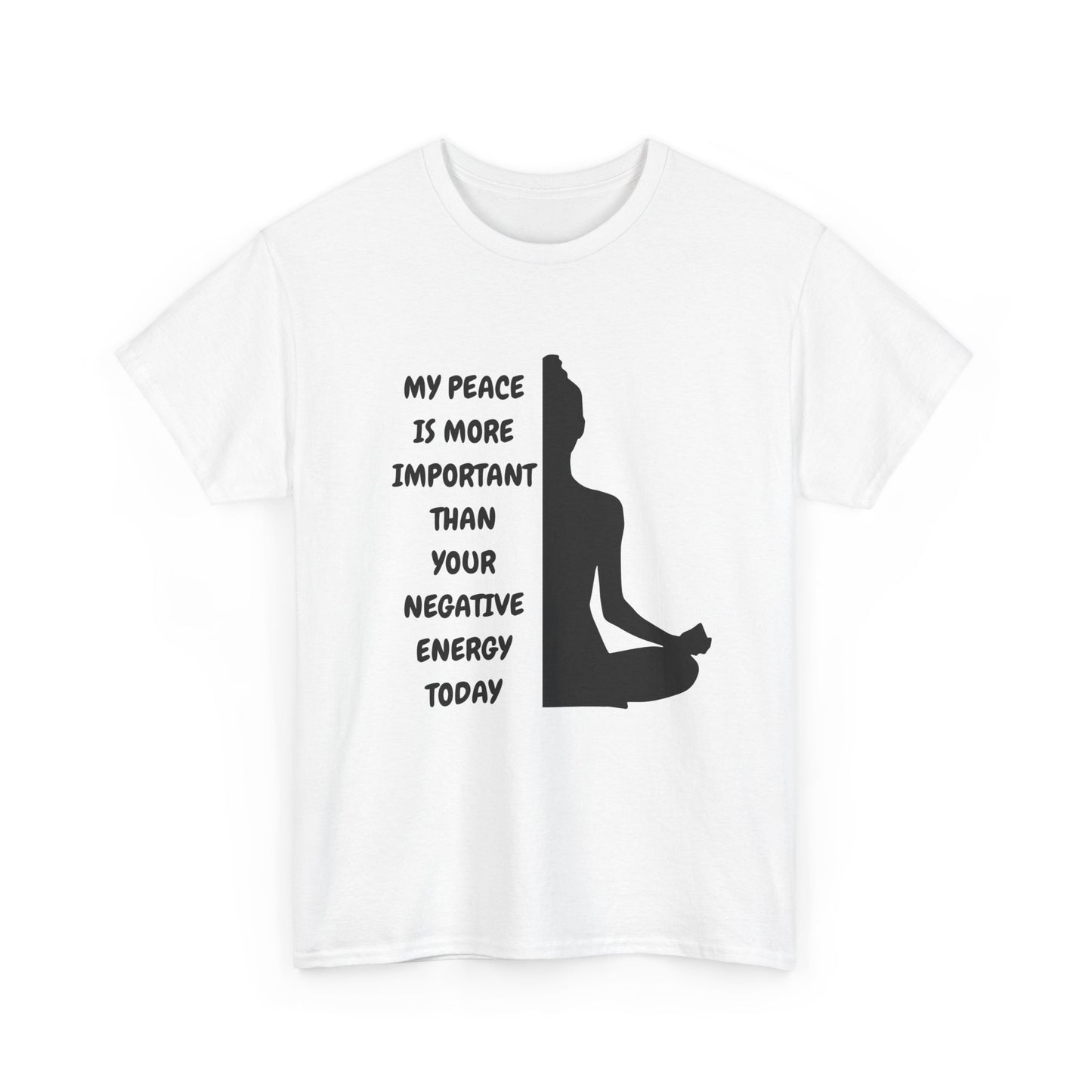 Mindfulness Meditation Peace Unisex Heavy Cotton Tee
