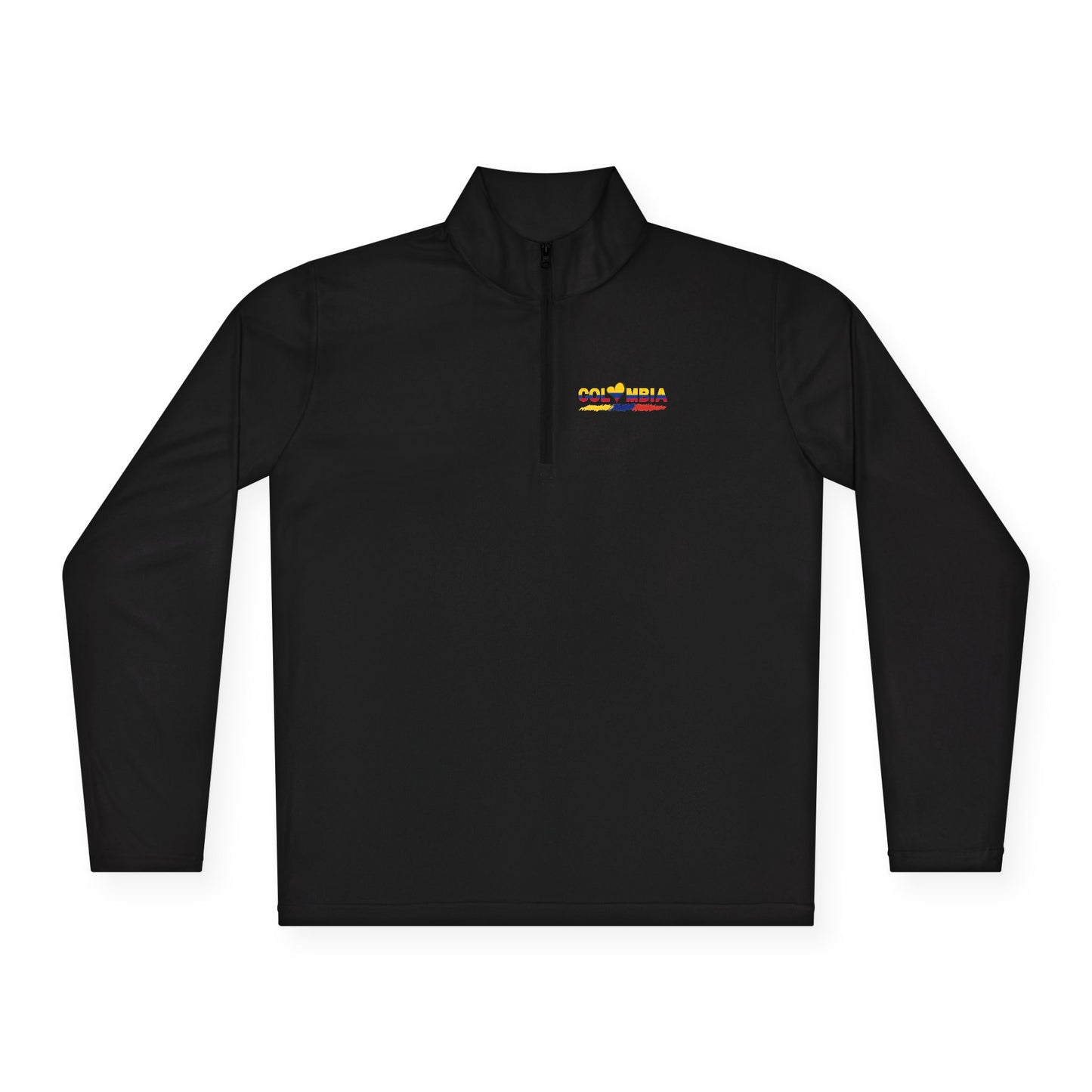 Colombia Flag Heart Unisex Quarter-Zip Pullover | Patriotic Pride