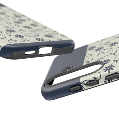 Floral Vine Pattern iPhone Case | Minimalist Botanical Design