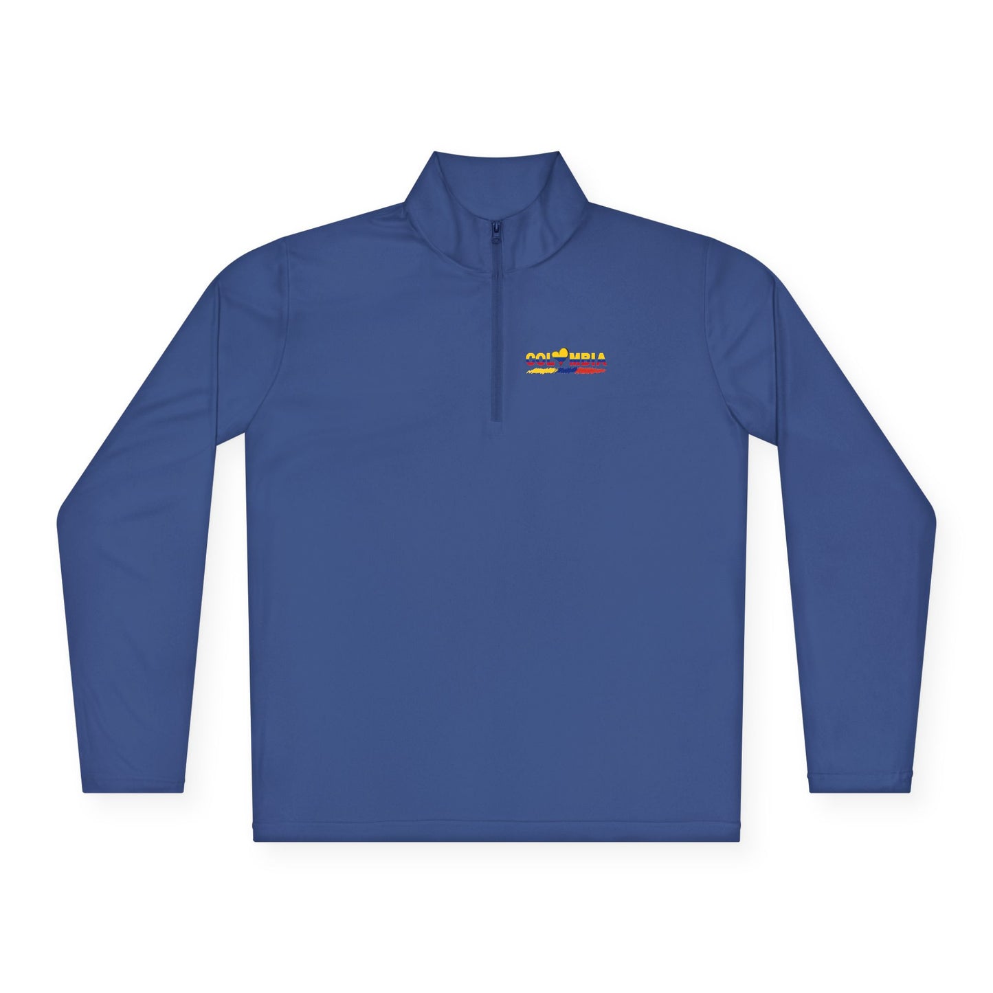 Colombia Flag Heart Unisex Quarter-Zip Pullover | Patriotic Pride