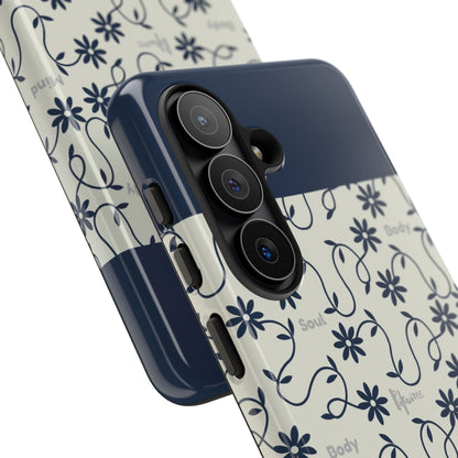 Floral Vine Pattern iPhone Case | Minimalist Botanical Design