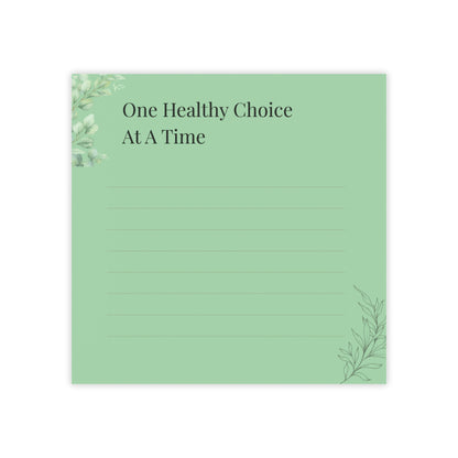 Healthy Choice Sticky Notes | Wellness Reminder Pads