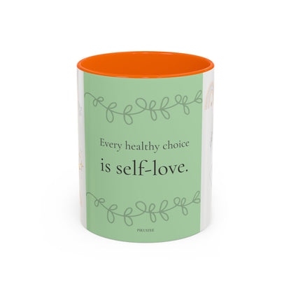 Self-Love Wellness Ceramic Mug | Motivational Inspiration Gift