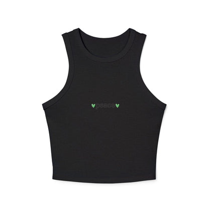 Peace Love Heart Women's Racer Tank Top | Mindful Fashion