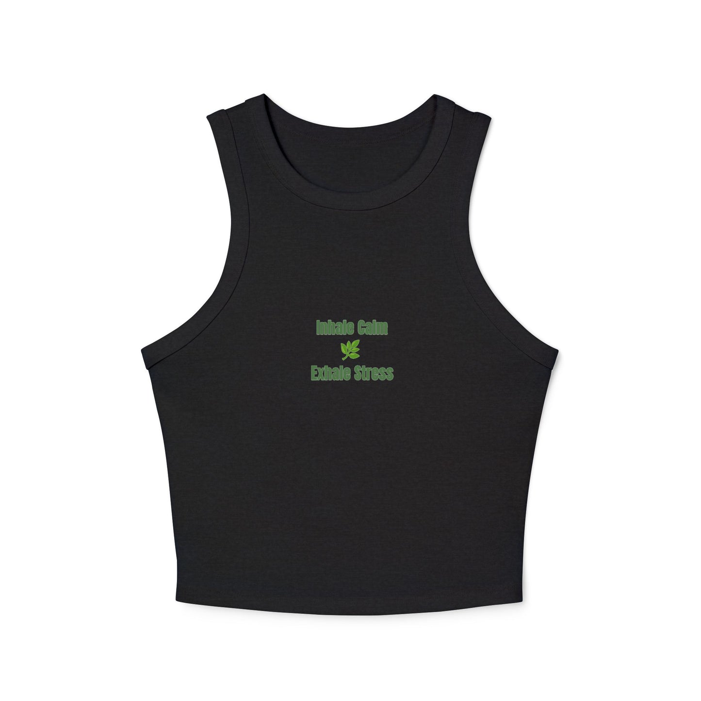 Inhale Calm Exhale Stress Tank Top | Mindfulness Wellness Tee
