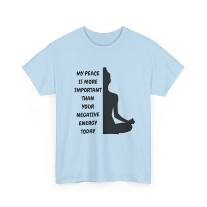 Mindfulness Meditation Peace Unisex Heavy Cotton Tee