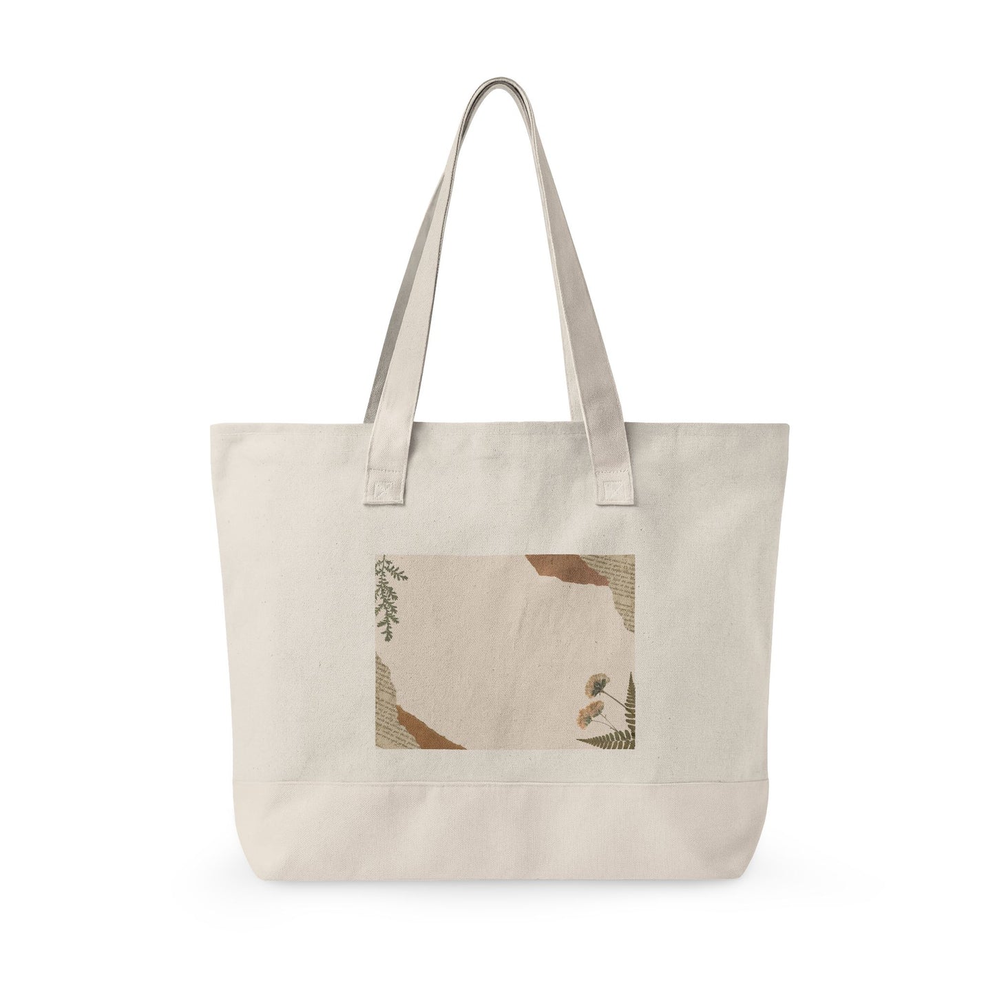 Abstract Nature Canvas Bag