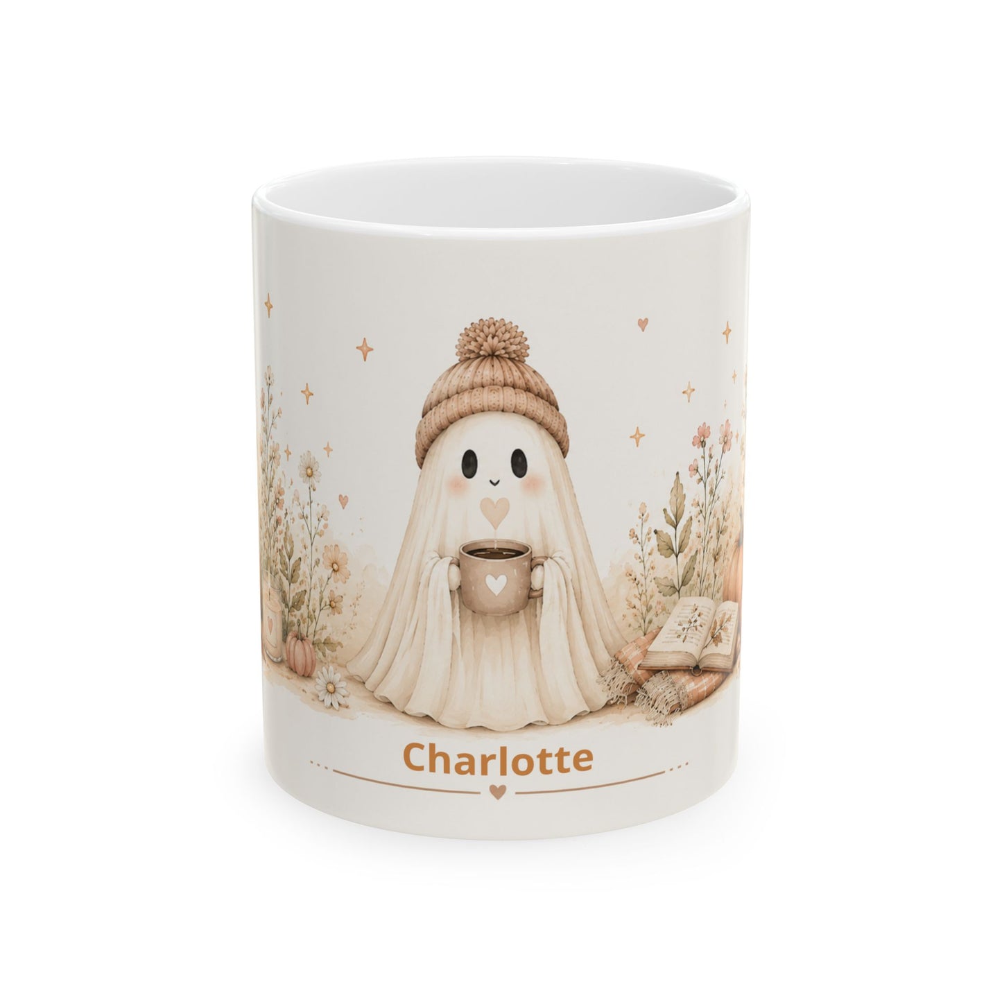 Cozy Winter Ghost Mug | Ceramic Mug