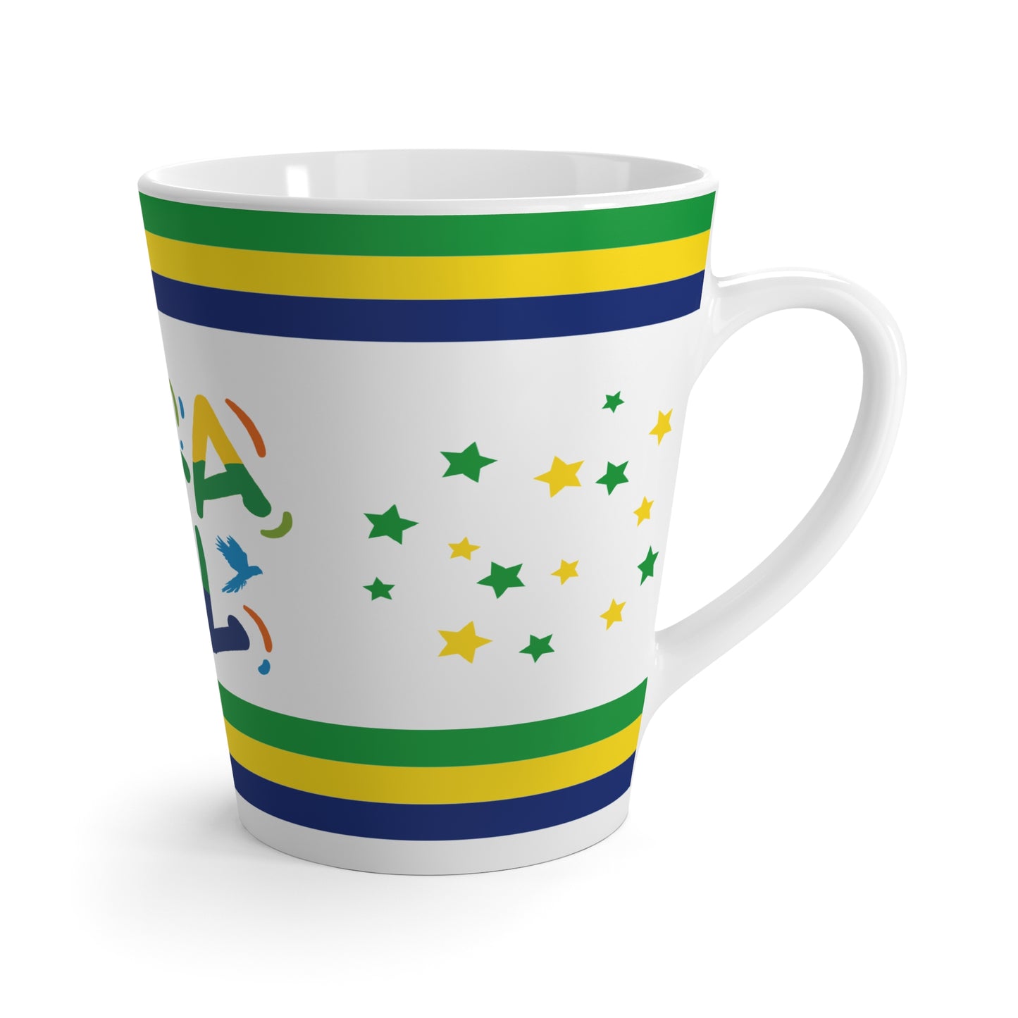 Brazil Zil Vibrant Toucan Latte Mug | Coffee Gift