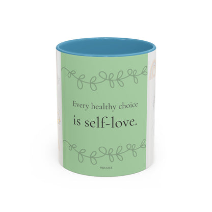 Self-Love Wellness Ceramic Mug | Motivational Inspiration Gift
