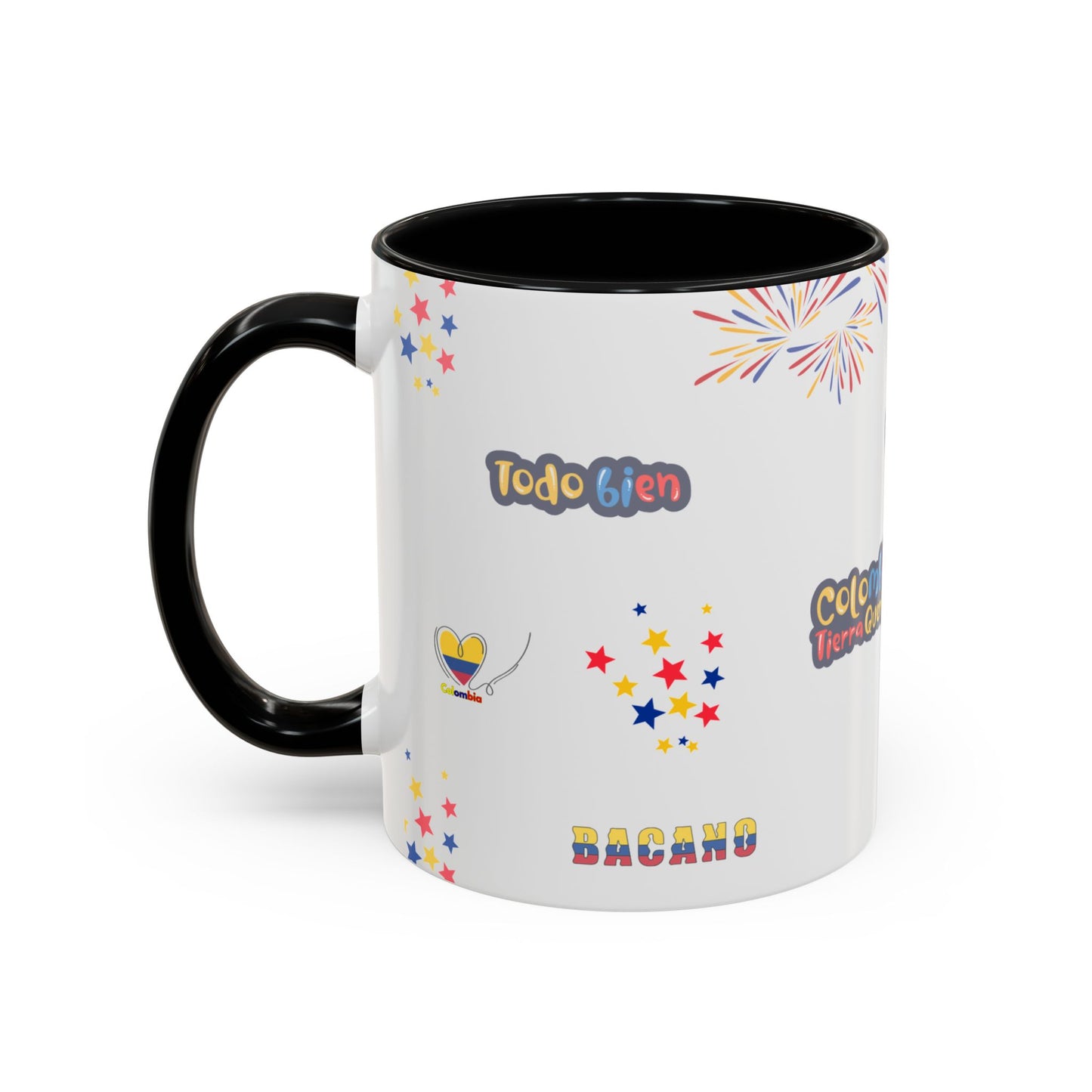 Colombia Patriotic Coffee Mug | Spanish Culture Gift