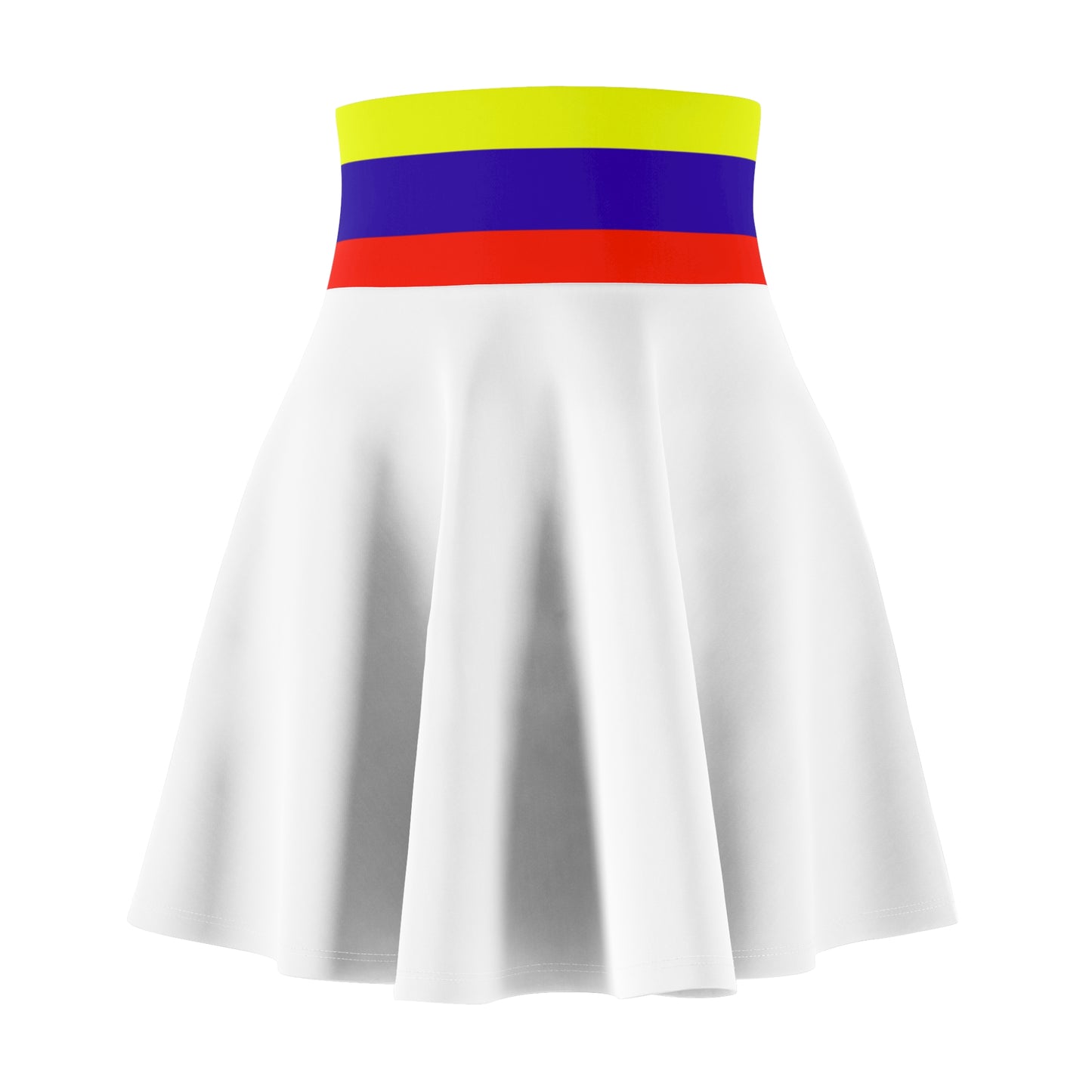 Question Mark Heart Print Skater Skirt | Fun Playful Design