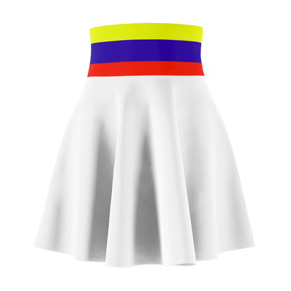 Question Mark Heart Print Skater Skirt | Fun Playful Design