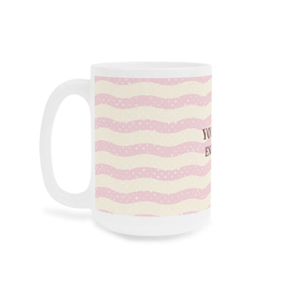 "You Are Enough" Inspirational Ceramic Mug | Affirmation Gift