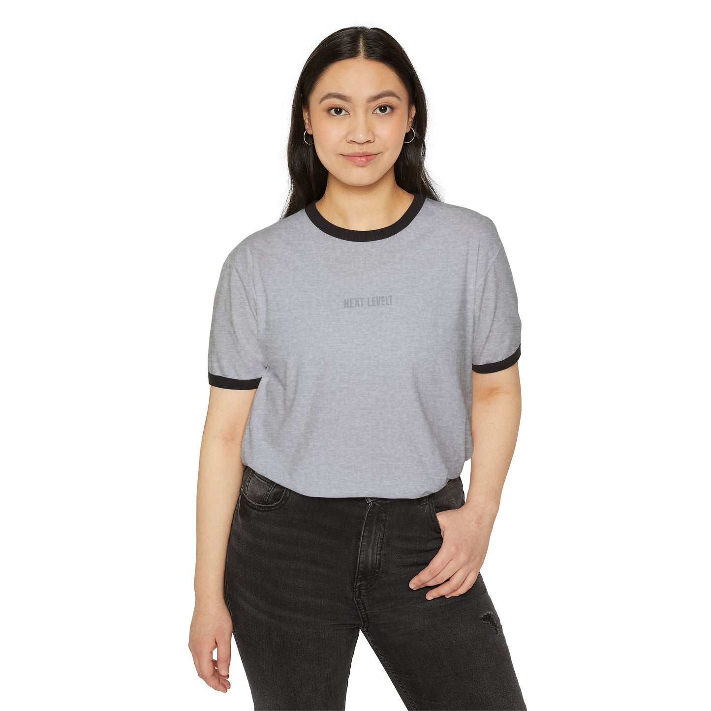 Mind Body Soul Leveling Up Unisex Ringer Tee | Motivational Gift