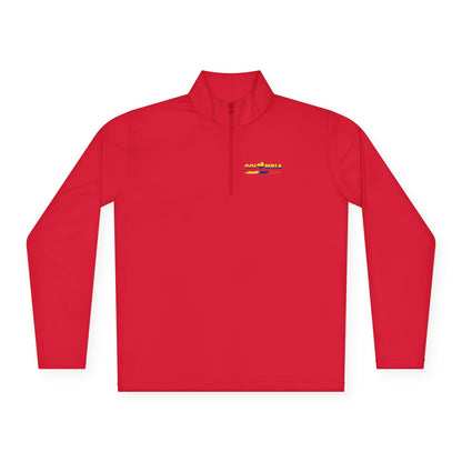 Colombia Flag Heart Unisex Quarter-Zip Pullover | Patriotic Pride