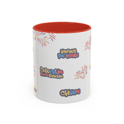 Colombia Patriotic Coffee Mug | Spanish Culture Gift