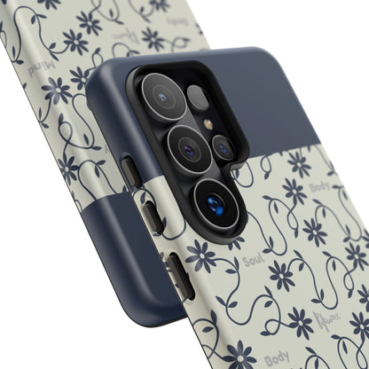 Floral Vine Pattern iPhone Case | Minimalist Botanical Design