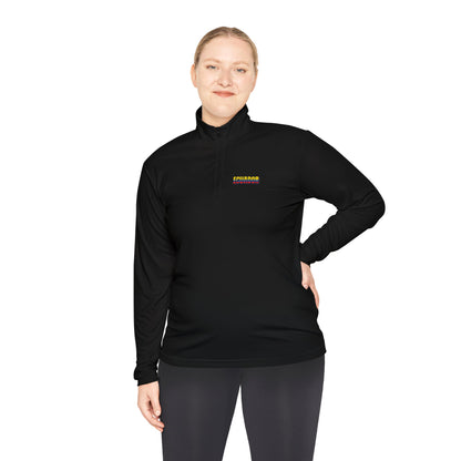 Ecuador Flag Quarter-Zip Pullover | Patriotic Sports Wear