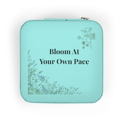 Bloom At Your Own Pace Jewelry Travel Case | Floral Gift