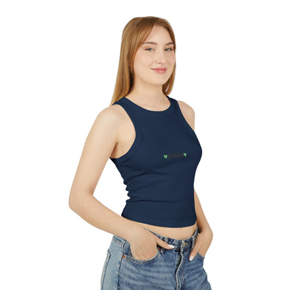 Peace Love Heart Women's Racer Tank Top | Mindful Fashion