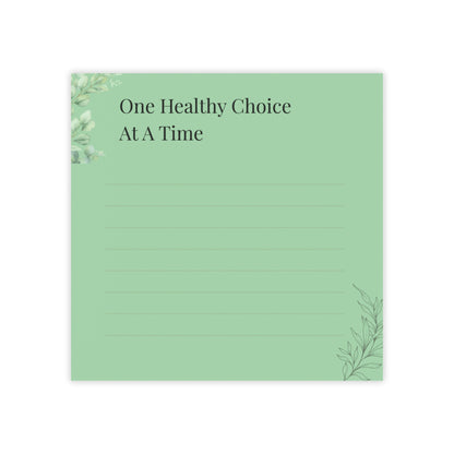 Healthy Choice Sticky Notes | Wellness Reminder Pads