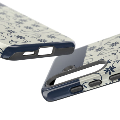 Floral Vine Pattern iPhone Case | Minimalist Botanical Design