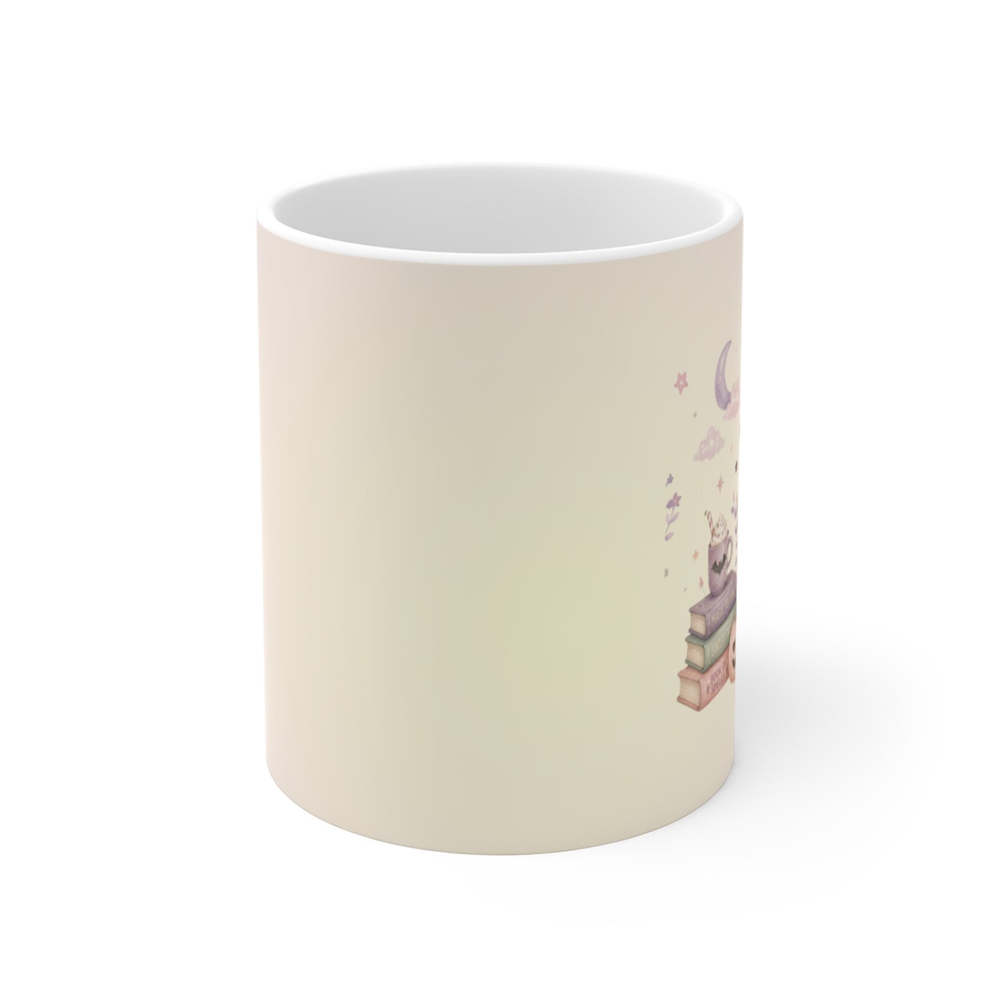 Cute Witch Ghost Ceramic Mug | Spooky Halloween Gift