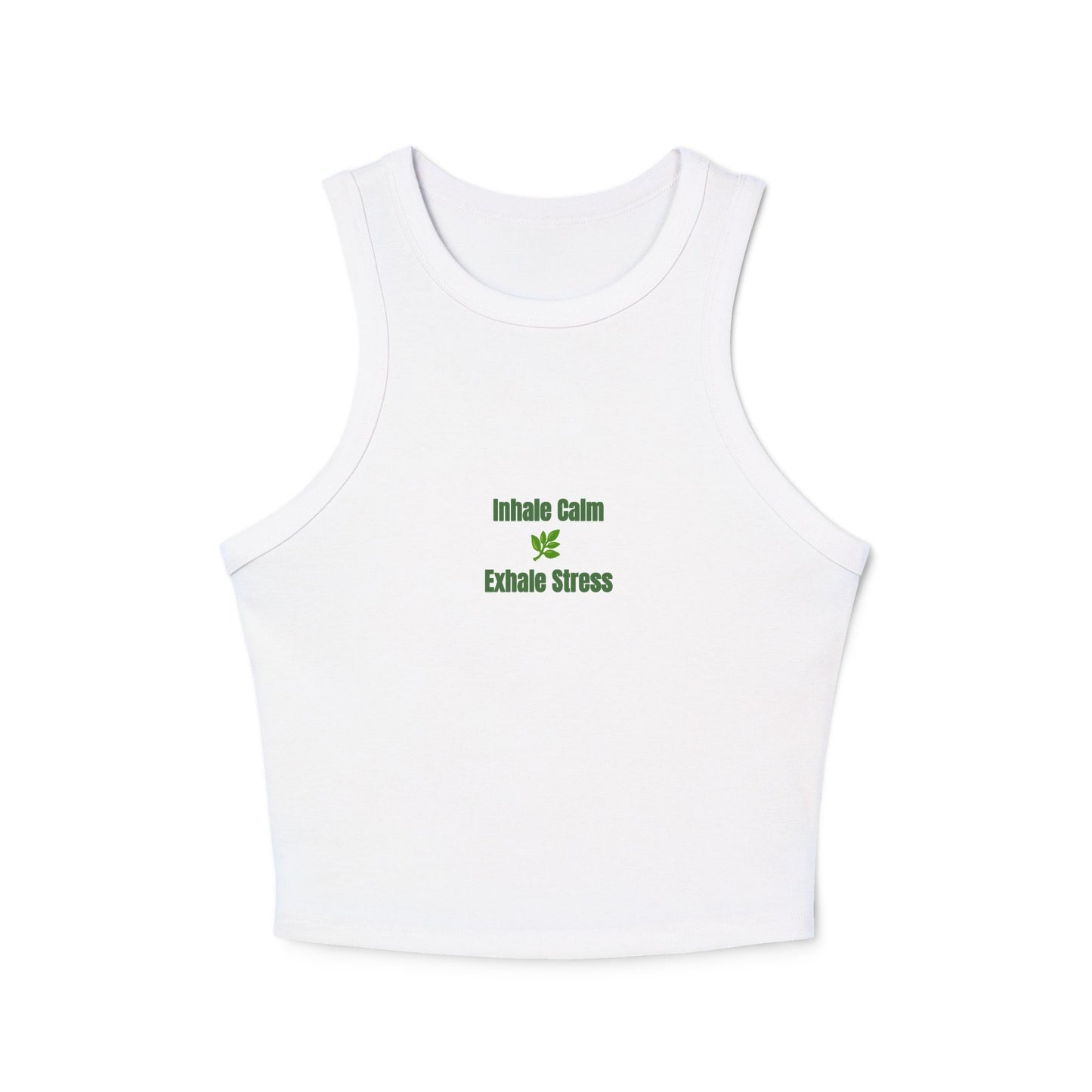 Inhale Calm Exhale Stress Tank Top | Mindfulness Wellness Tee