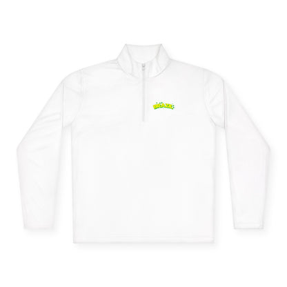 Brazil Vibrant Yellow Green Unisex Quarter-Zip Pullover