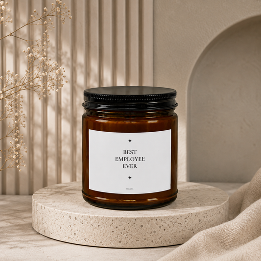 Best Employee Ever Diamond Candle