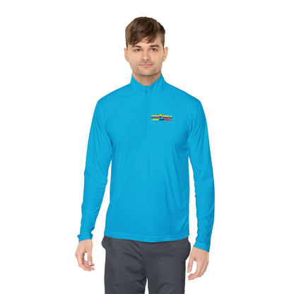 Colombia Flag Heart Unisex Quarter-Zip Pullover | Patriotic Pride