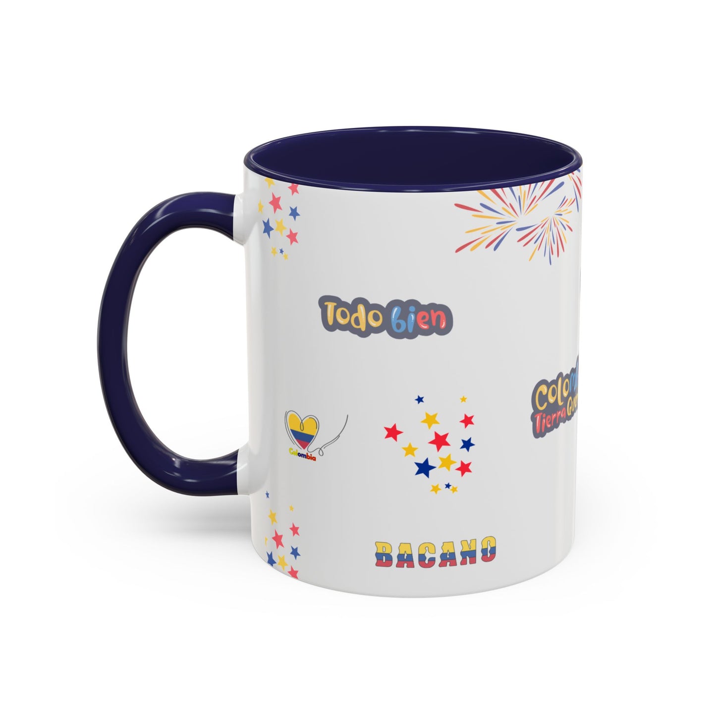 Colombia Patriotic Coffee Mug | Spanish Culture Gift