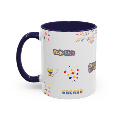 Colombia Patriotic Coffee Mug | Spanish Culture Gift