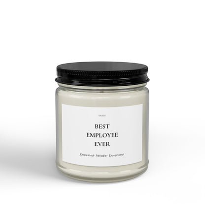 Best Employee Ever Scented Soy Candle | Workplace Appreciation Gift