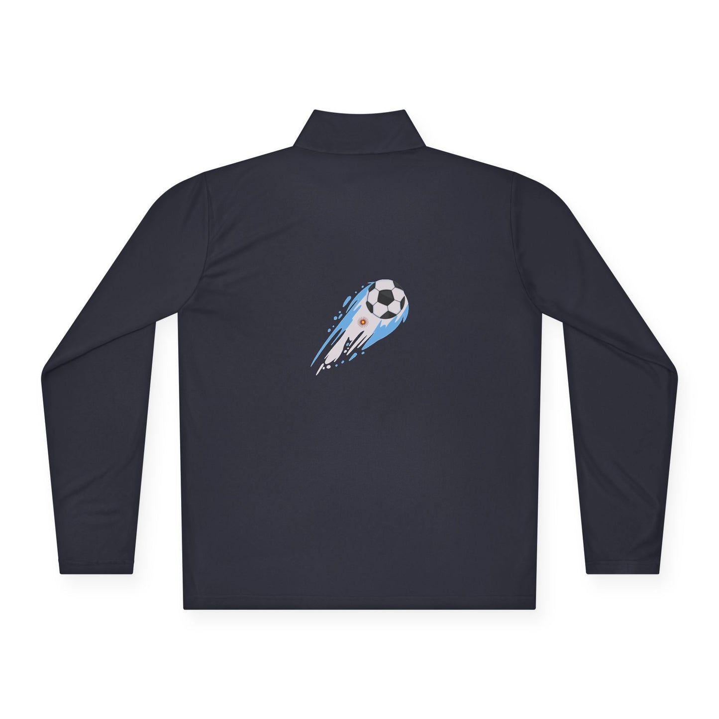 Argentina Soccer Ball Quarter-Zip Pullover | Sports Fan Gift