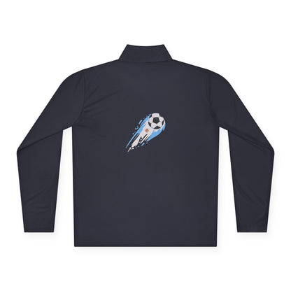 Argentina Soccer Ball Quarter-Zip Pullover | Sports Fan Gift