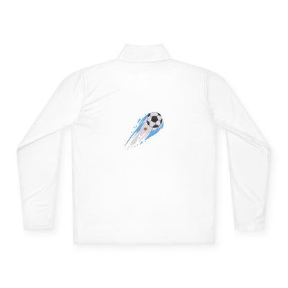 Argentina Soccer Ball Quarter-Zip Pullover | Sports Fan Gift