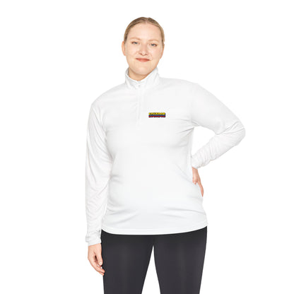 Ecuador Flag Quarter-Zip Pullover | Patriotic Sports Wear