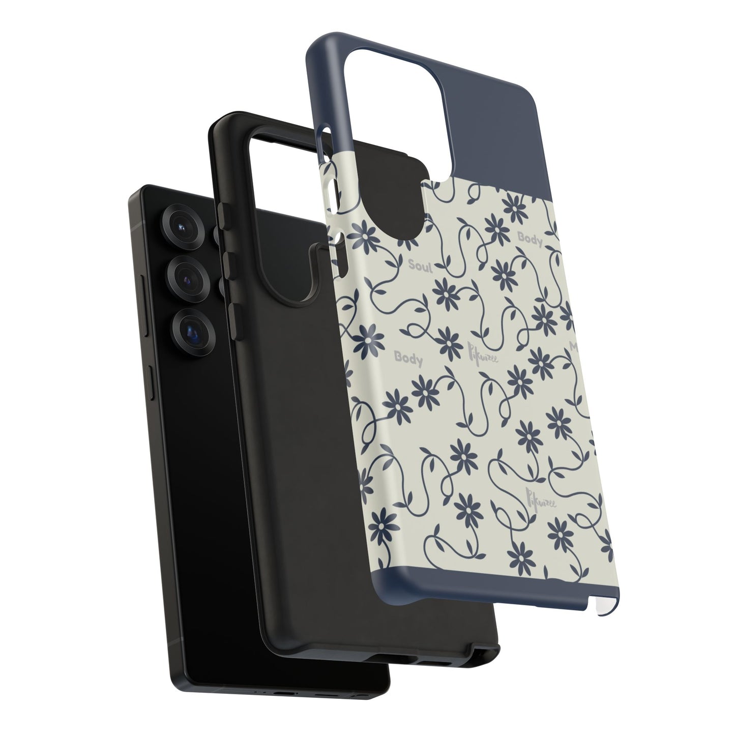 Floral Vine Pattern iPhone Case | Minimalist Botanical Design