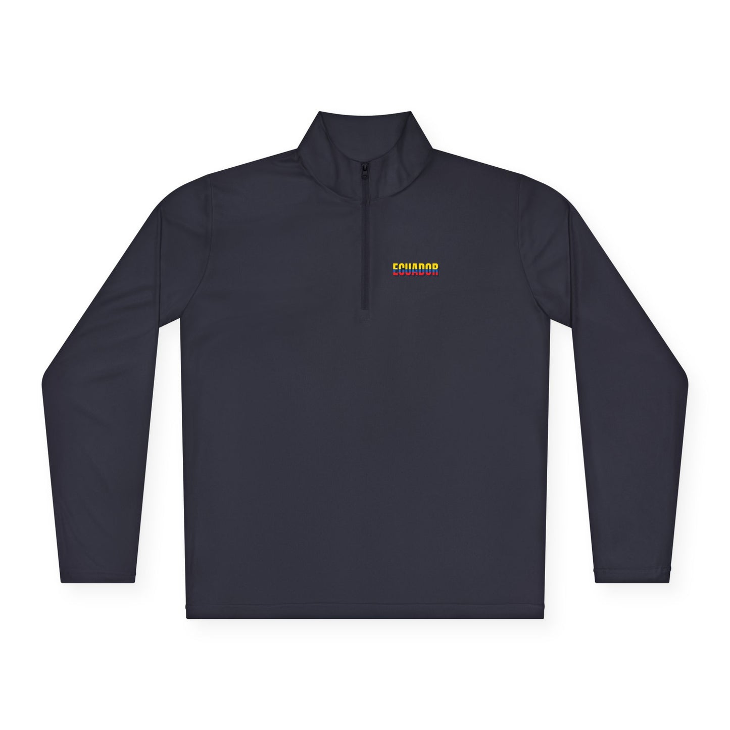 Ecuador Flag Quarter-Zip Pullover | Patriotic Sport Pullover
