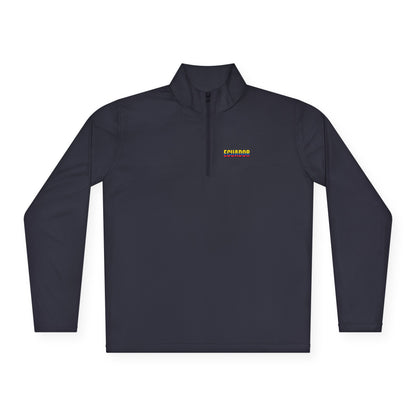 Ecuador Flag Quarter-Zip Pullover | Patriotic Sport Pullover