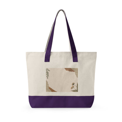 Abstract Nature Canvas Bag