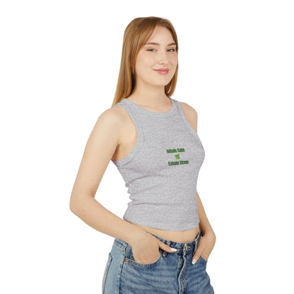 Inhale Calm Exhale Stress Tank Top | Mindfulness Wellness Tee